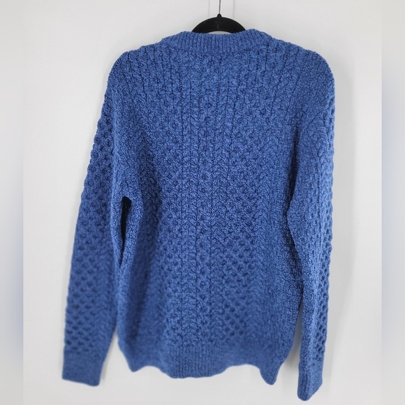 Aran Fisherman knit Cardigan XL Lumber Jacket Merino Wool New - Picture 5 of 5